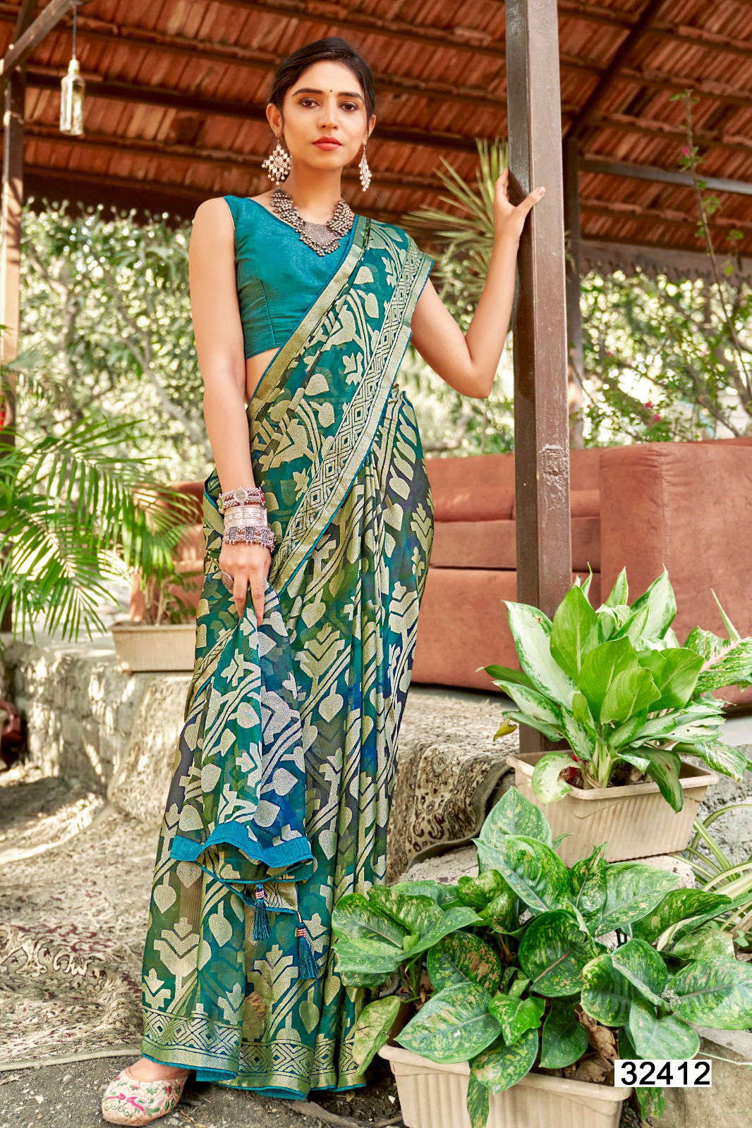 Vasuki By Vallabhi Brasso Printed Daily Wear Saree Wholesale Price In Surat